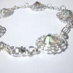 Swarovski Crystal flowered ..