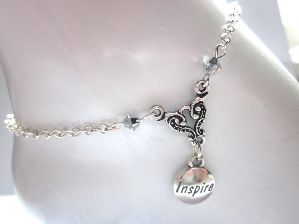 INSPIRE anklet, summer jewelry